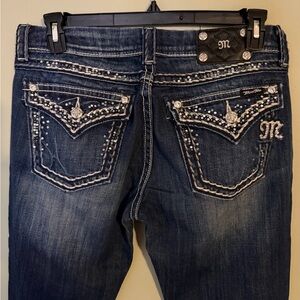 Gorgeous Miss Me Embellished Boot Jeans With 31-1/2” Inseam